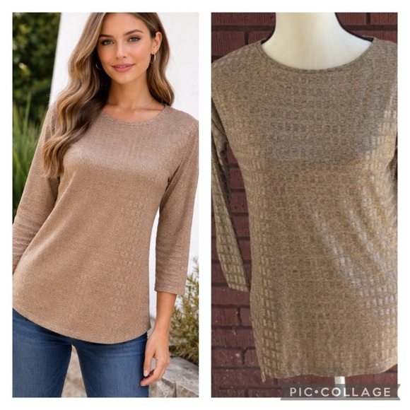 Zara Tops - Tan blouse